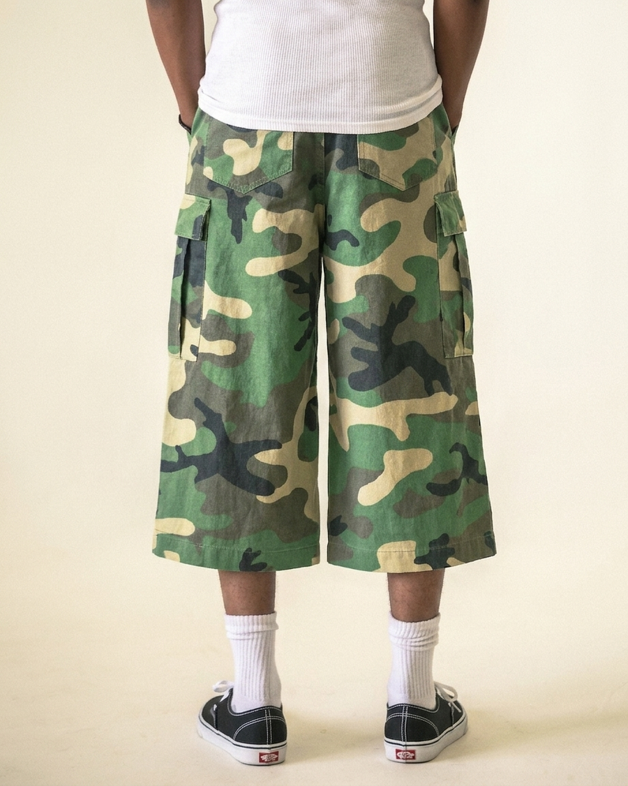 3/4 Camo Shorts