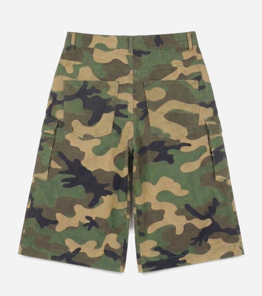 3/4 Camo Shorts