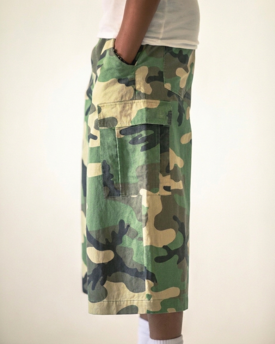 3/4 Camo Shorts